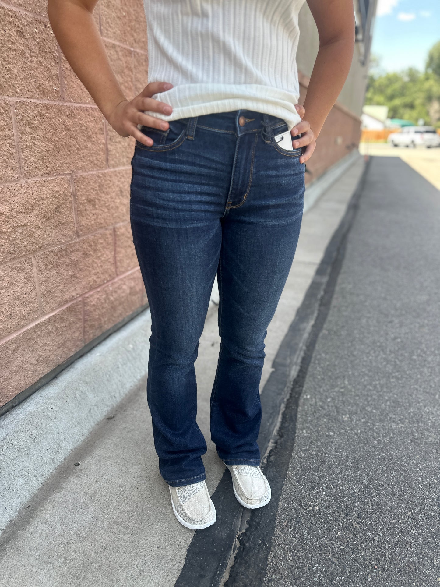 Darkwash Shasta Bootcut Jeans