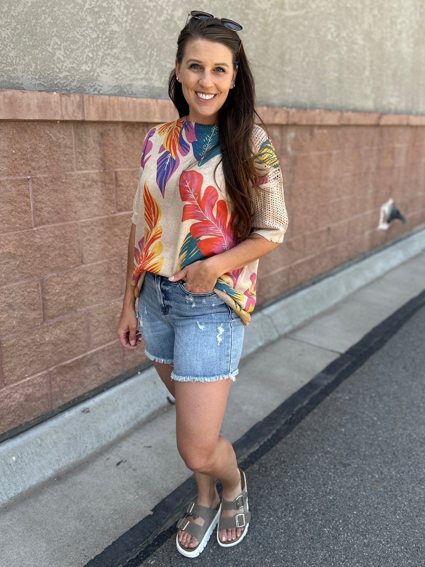 Tropical Knit Short Sleeve