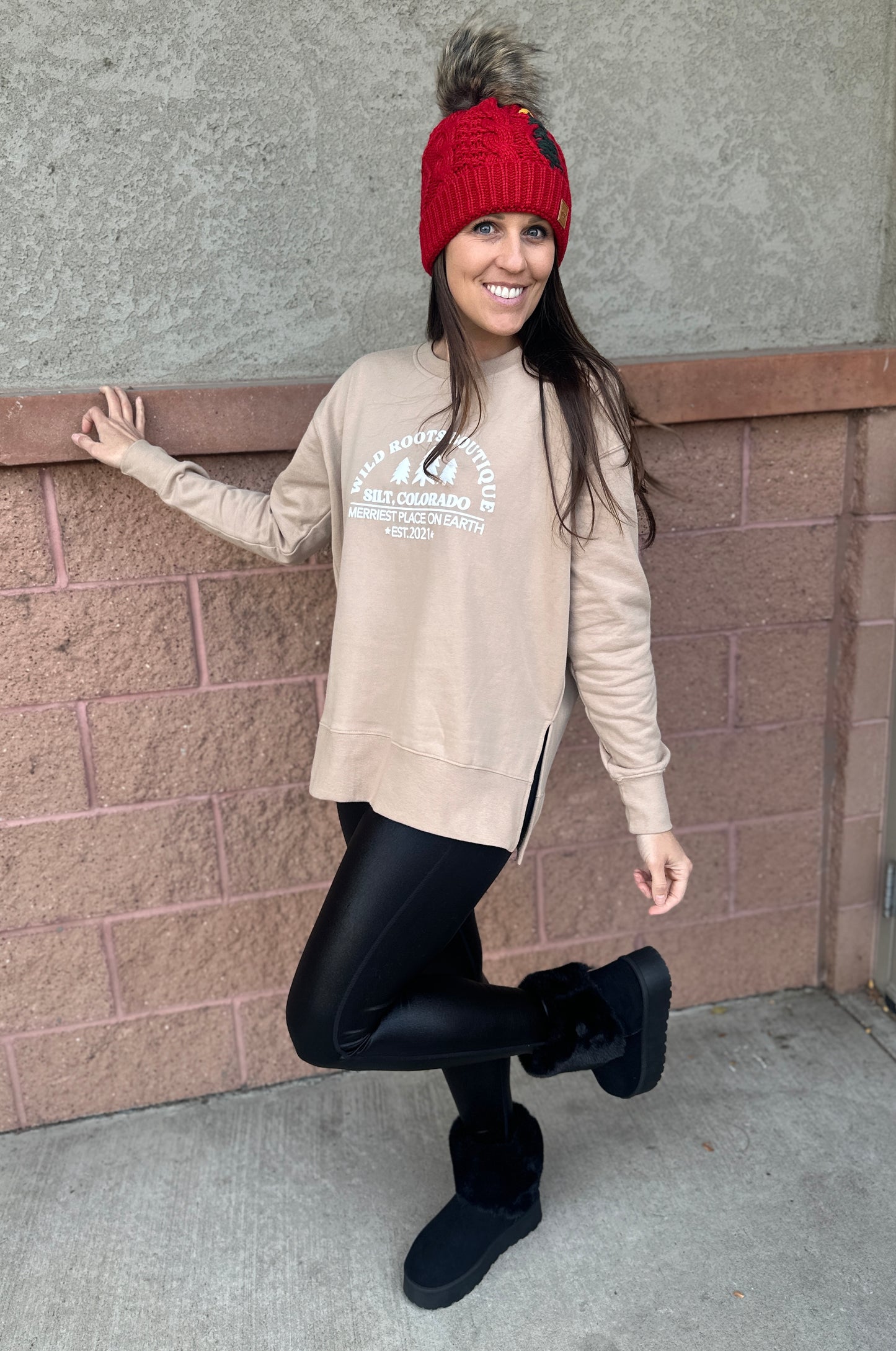 Merriest Place Custom Wild Roots Sweater