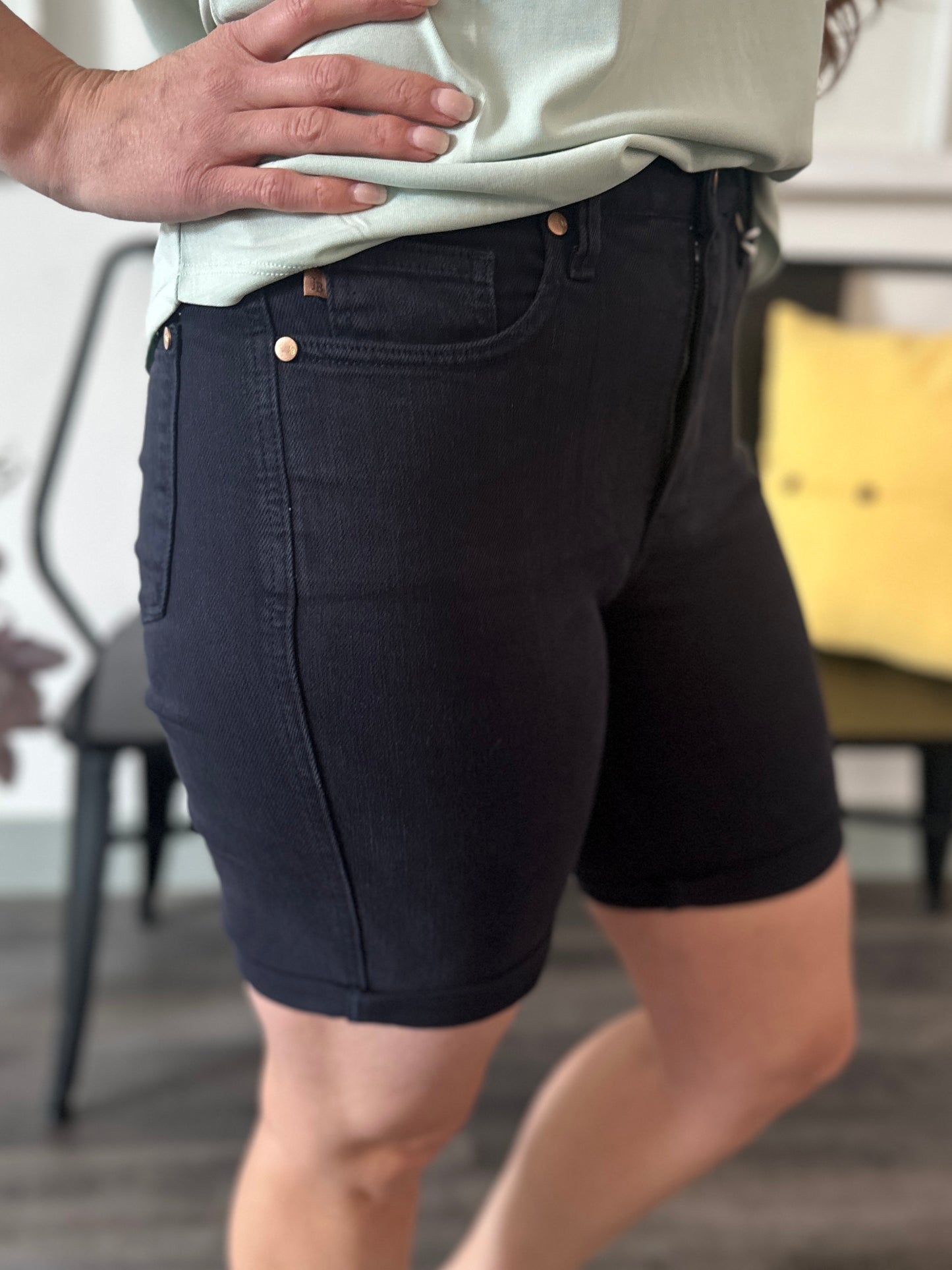 Navy Bermuda Shorts