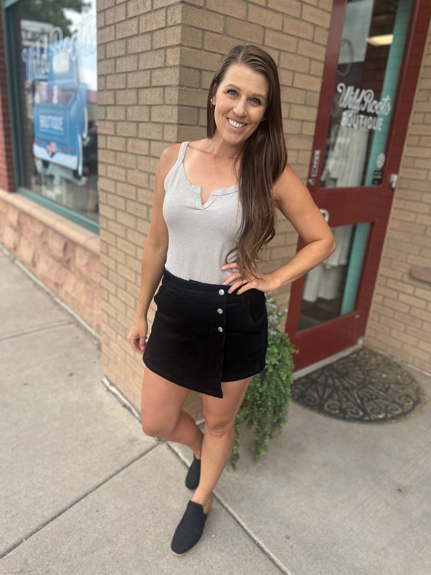 Corduroy Skort