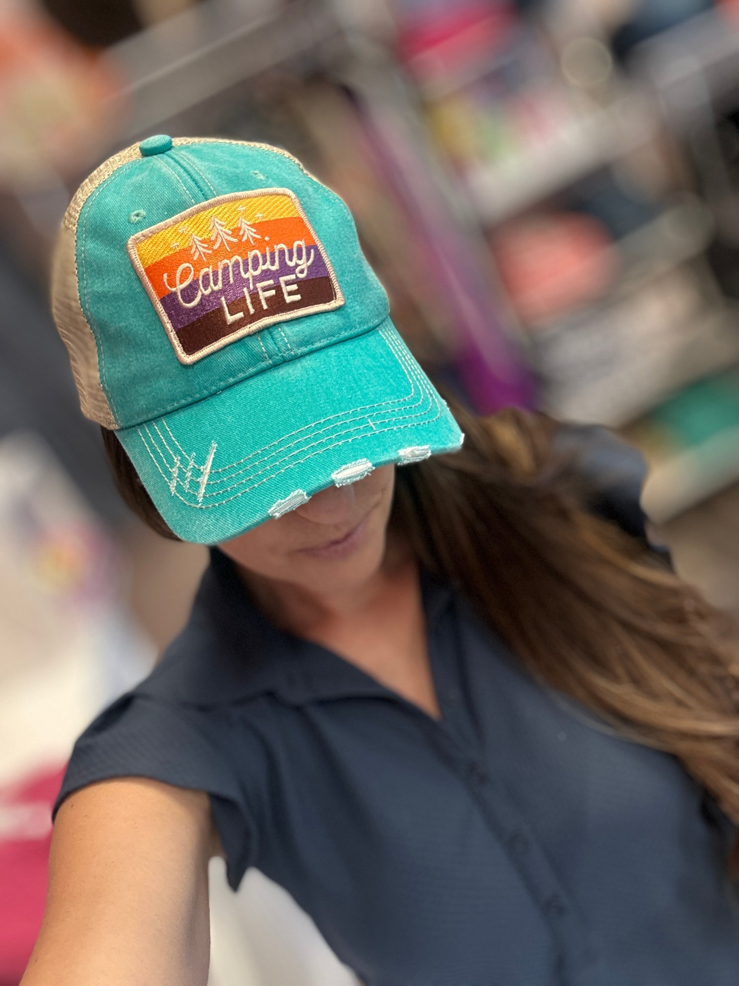 Camping Life Patch Hat
