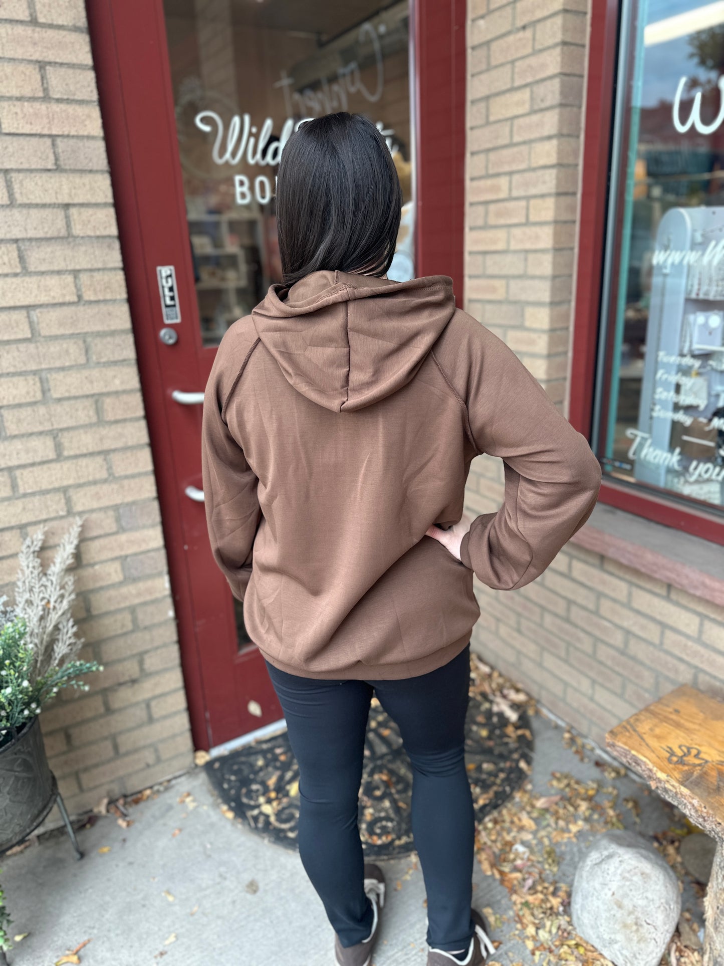 Brown Pullover Hoodie