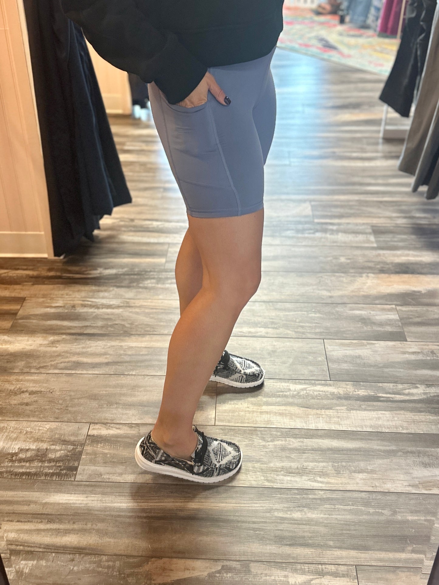 6" Pocket Biker Shorts