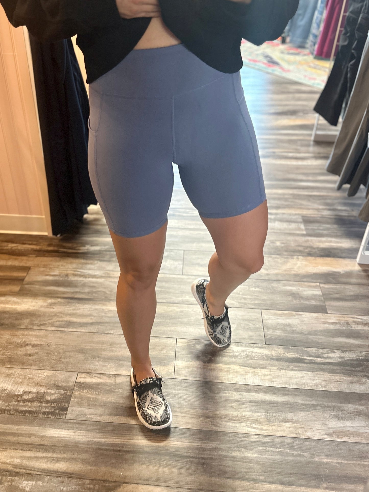 6" Pocket Biker Shorts