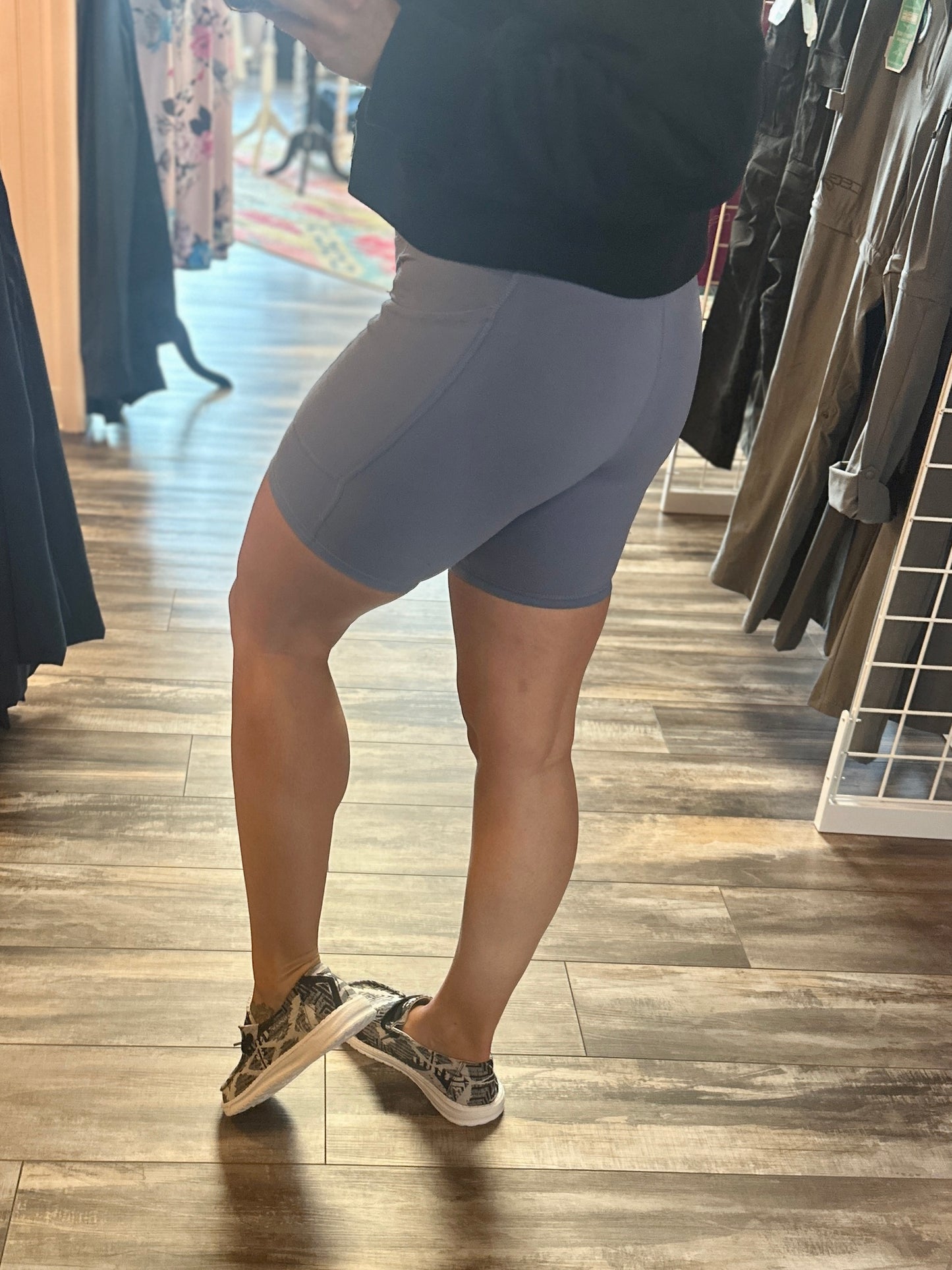 6" Pocket Biker Shorts