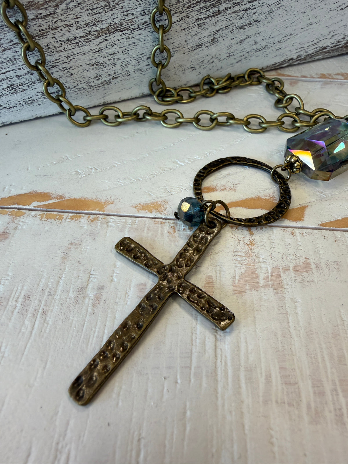 Genevieve Cross Necklace