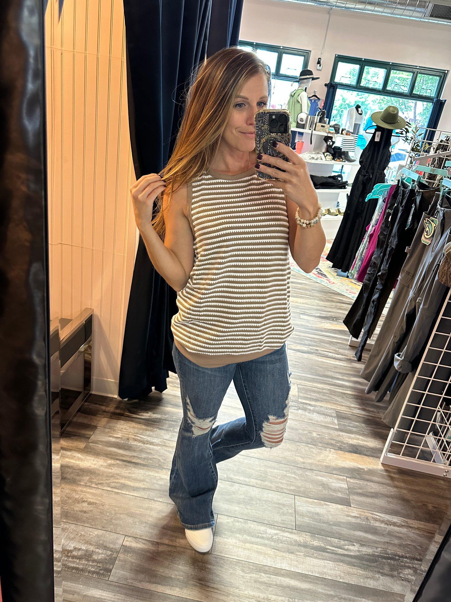 Textured Knit Tank