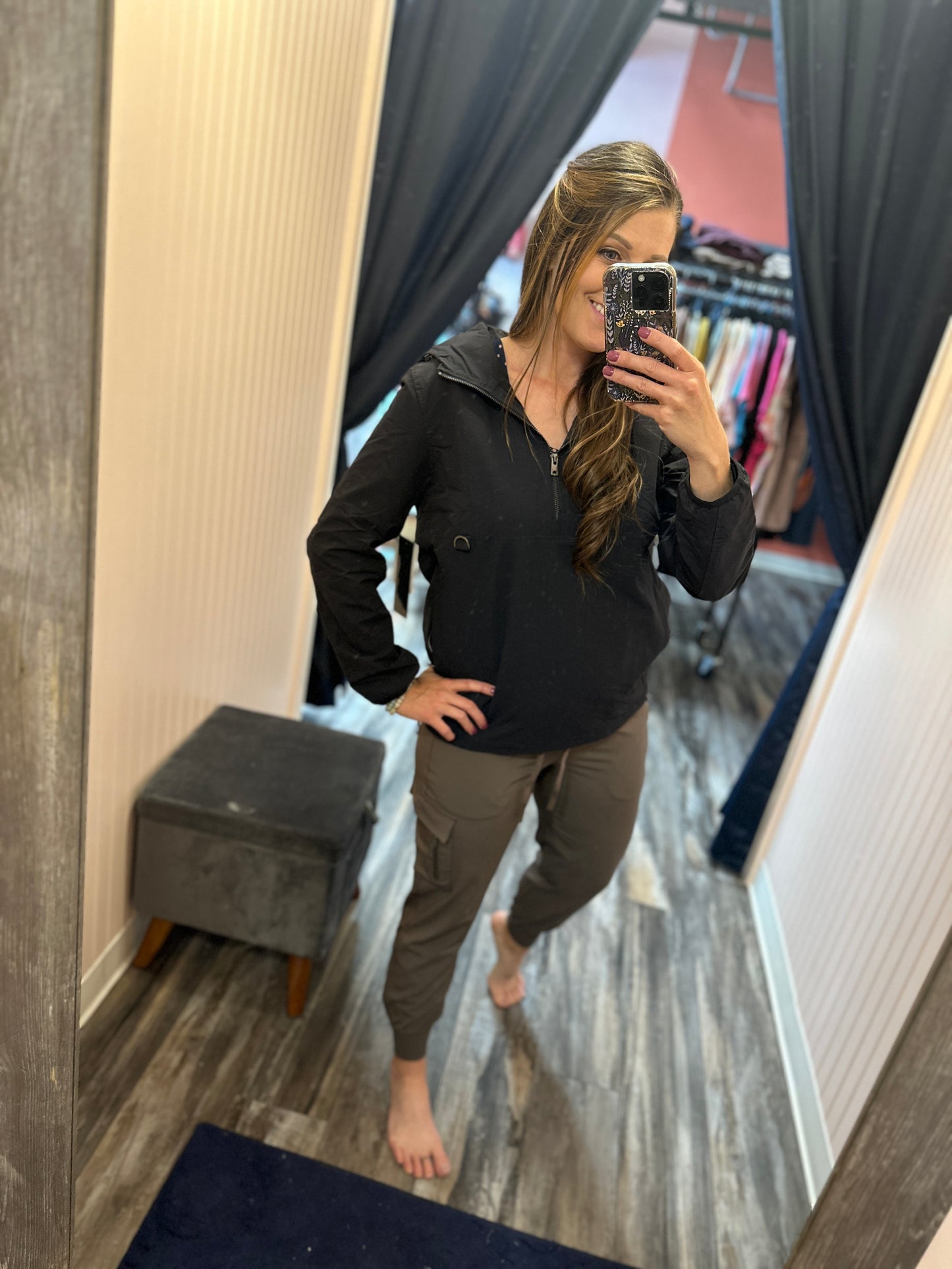 Water Resistant Half Zip Pullover