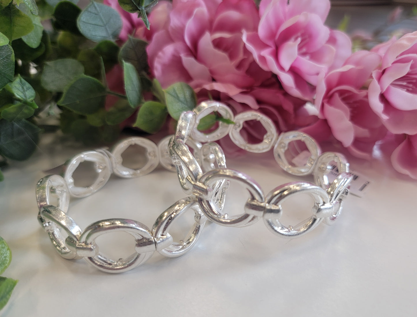 Silver Chain Link Bracelet