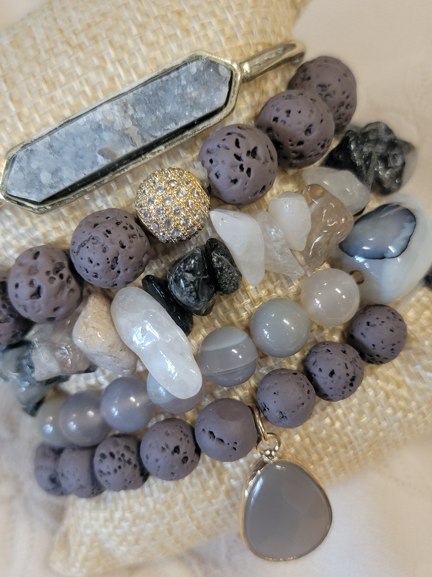 Smokey Hue Ghana Bracelet Set