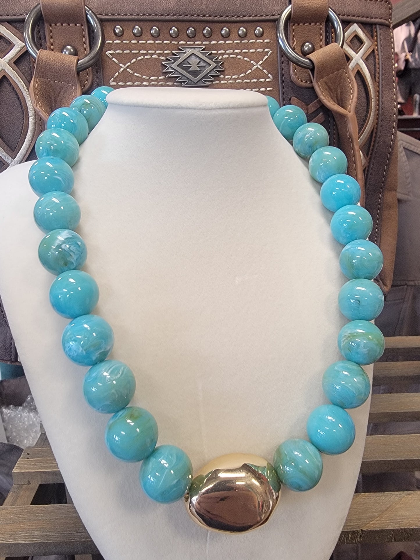 Chunky Beaded Necklace