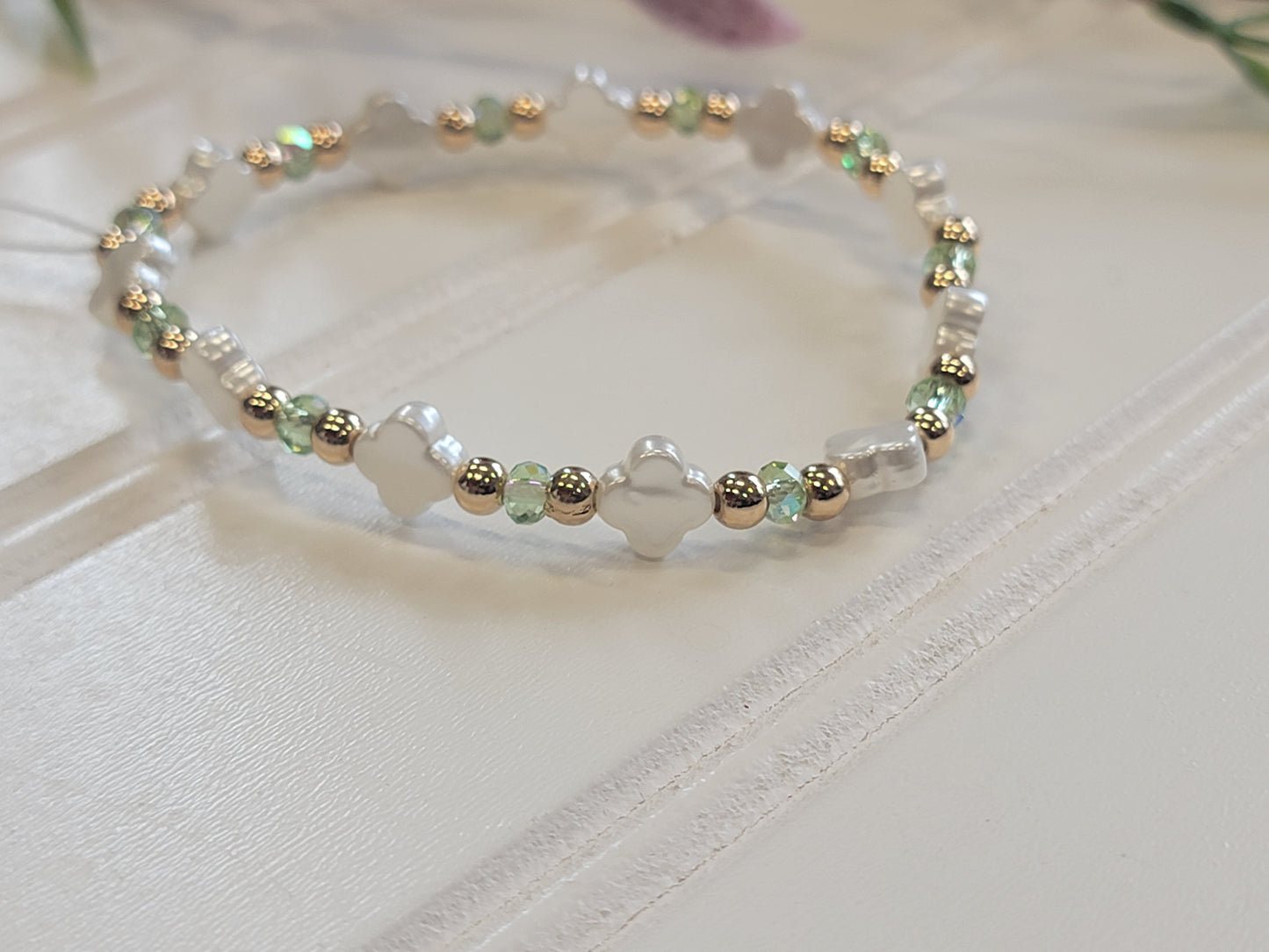 Pearl Clover Bracelets