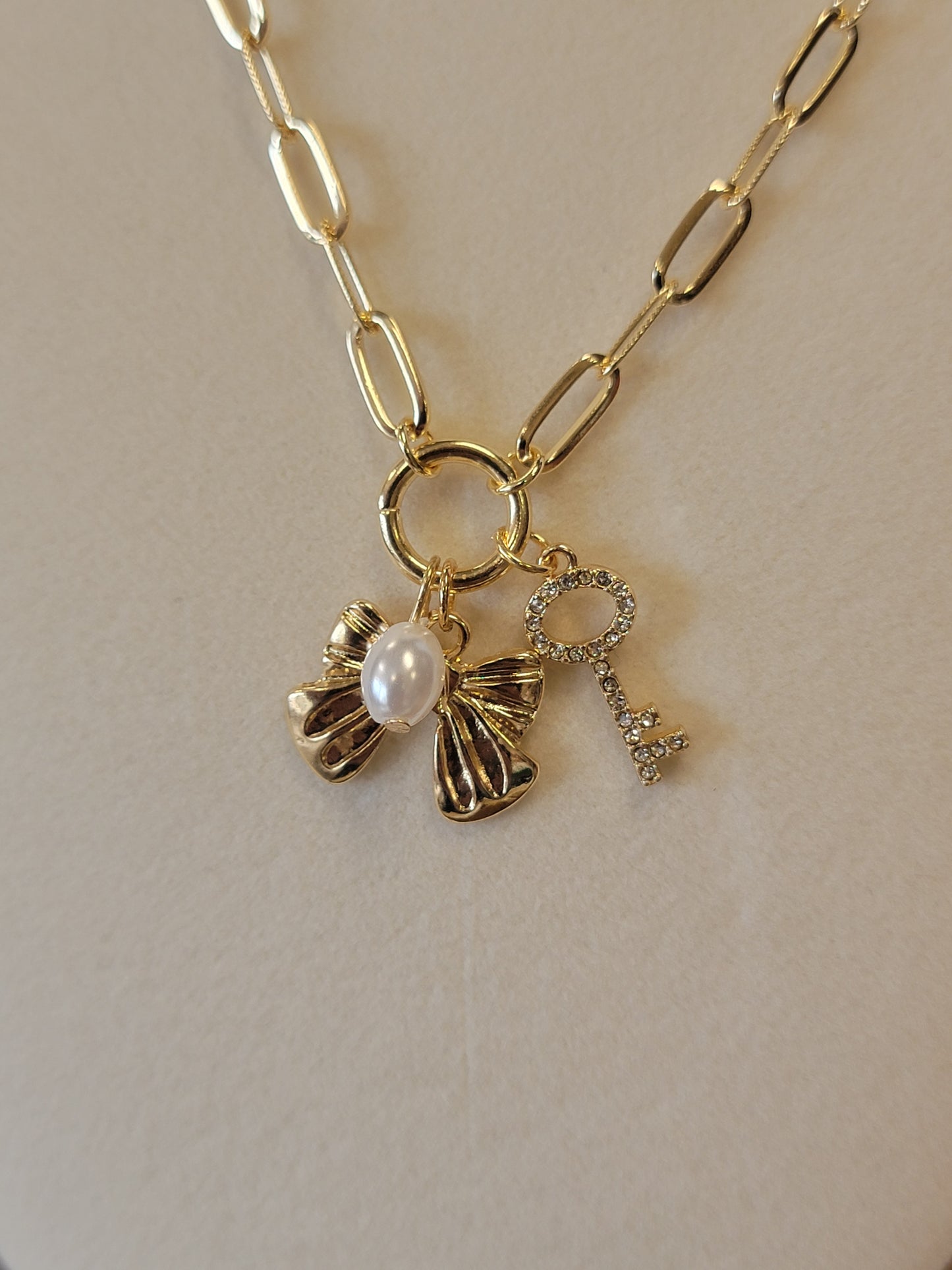Gold Charm Necklace