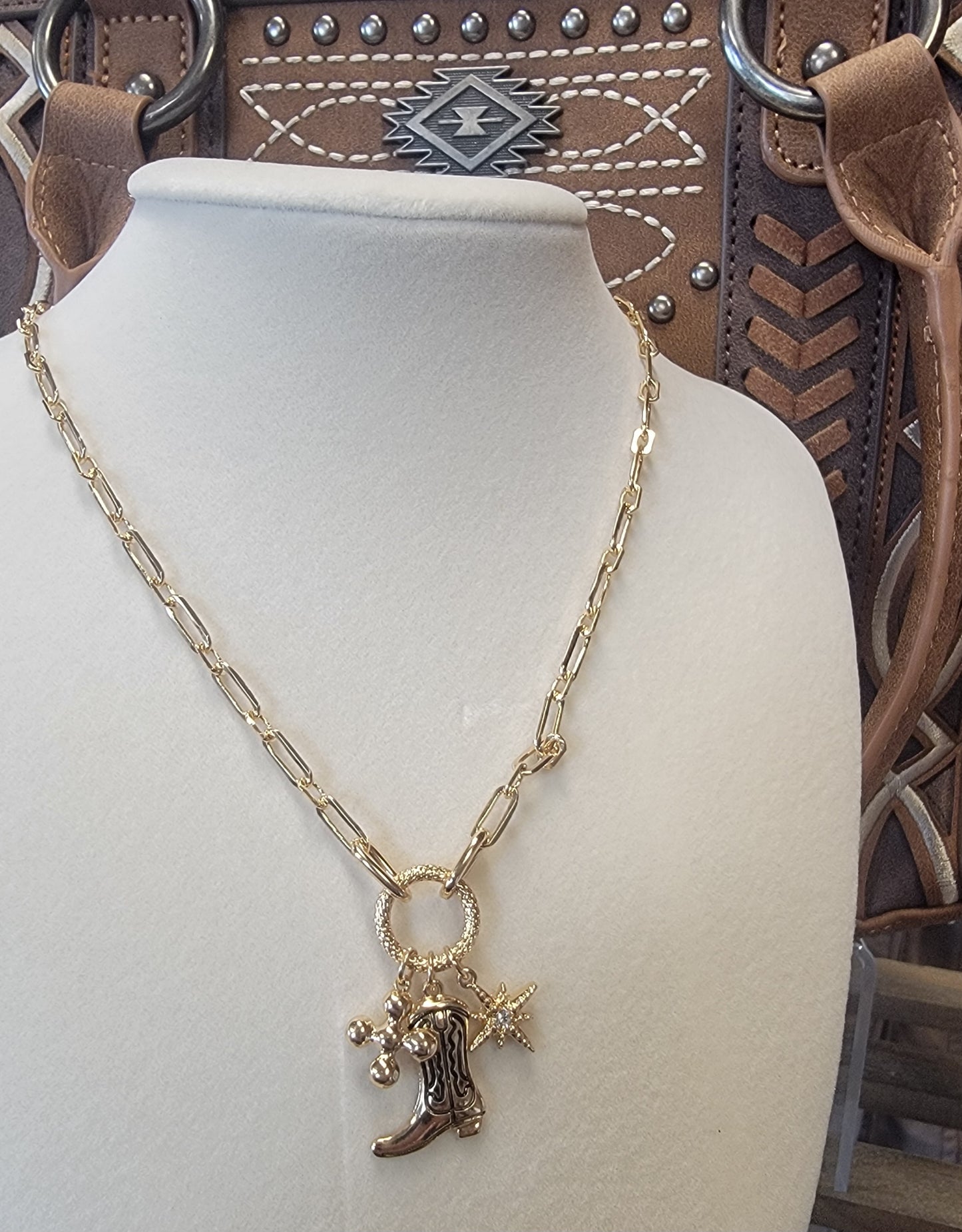 Gold Charm Necklace