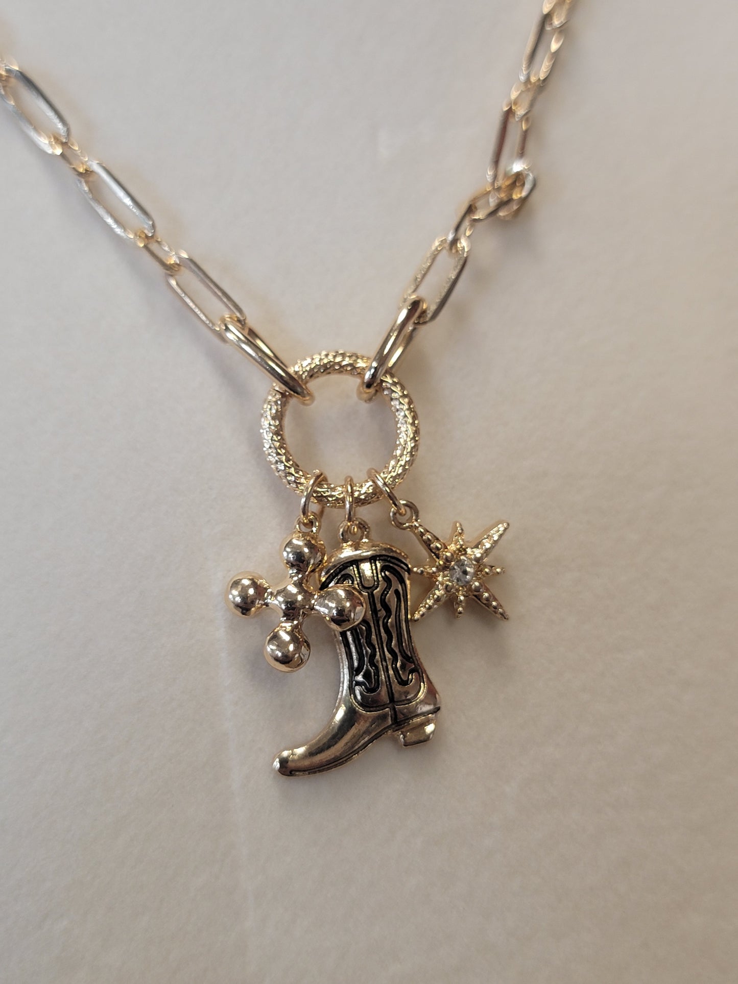 Gold Charm Necklace
