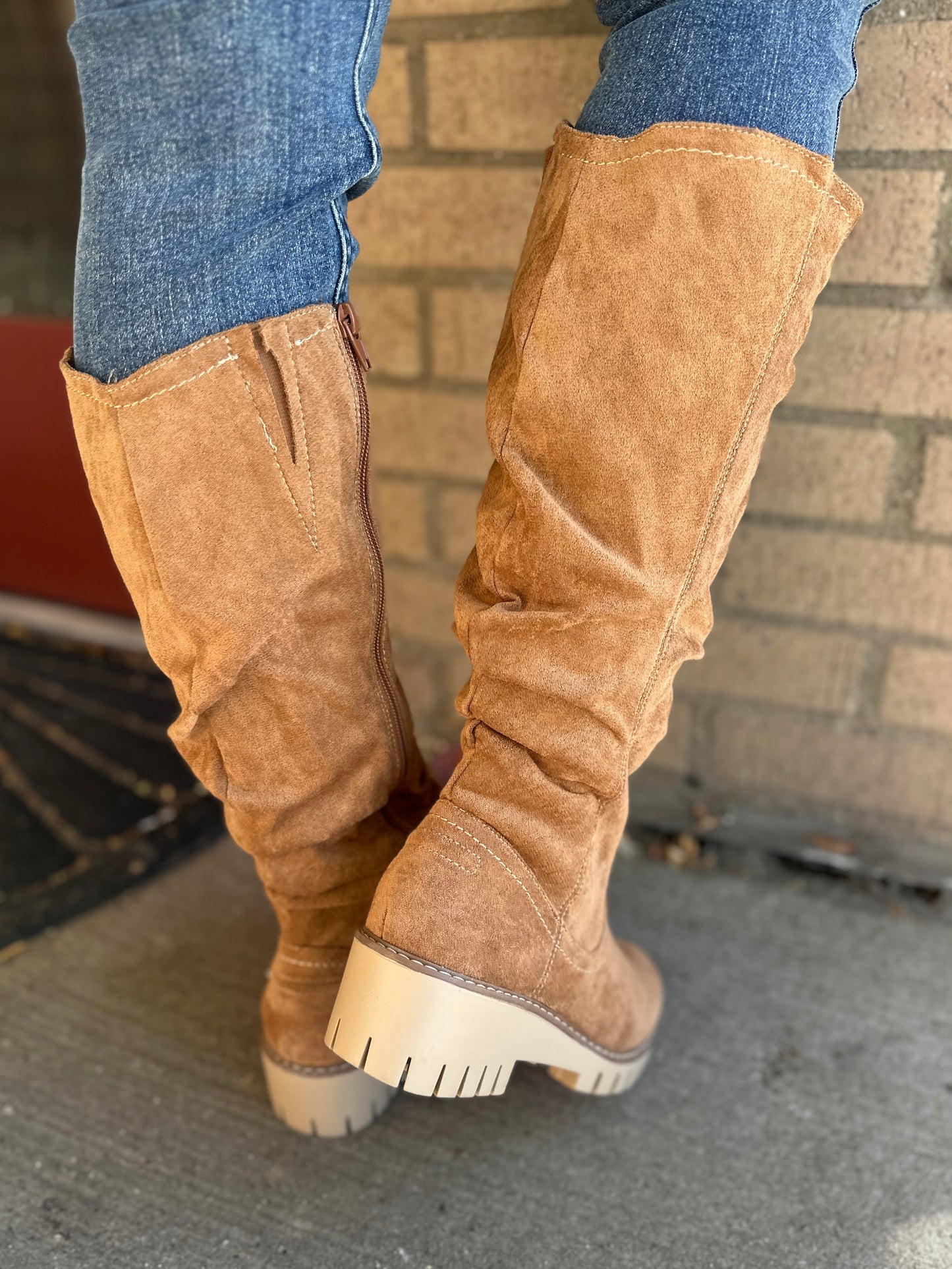 Camel Dashing Tall Boot
