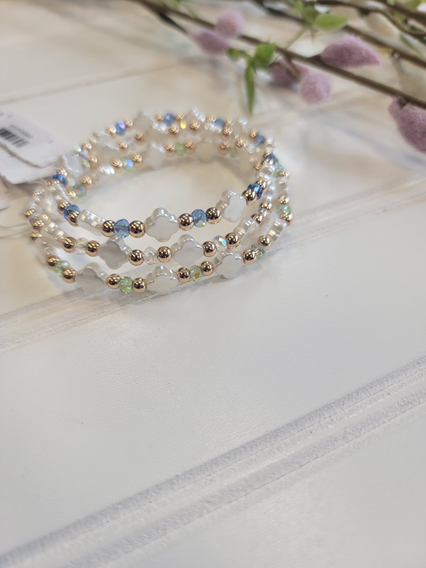 Pearl Clover Bracelets