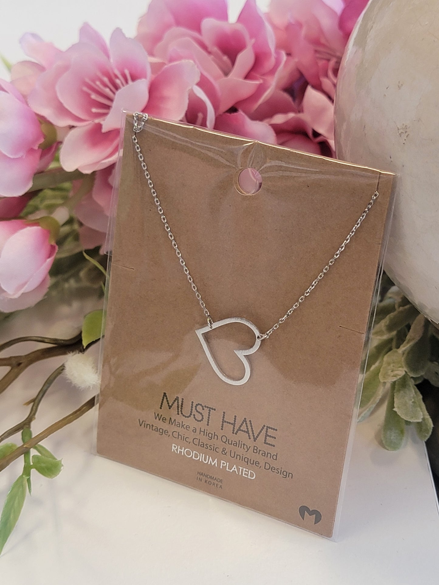 Open Heart Necklace