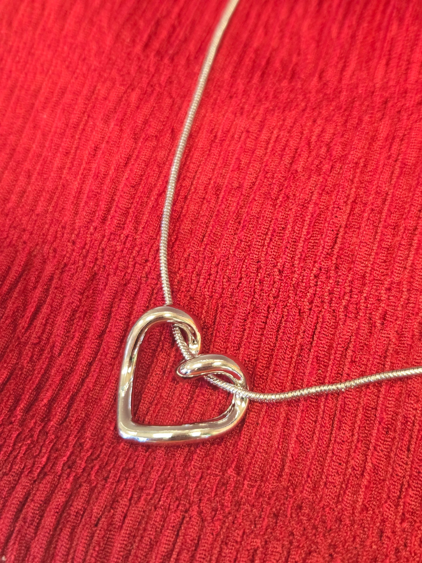Twisted Heart Necklace