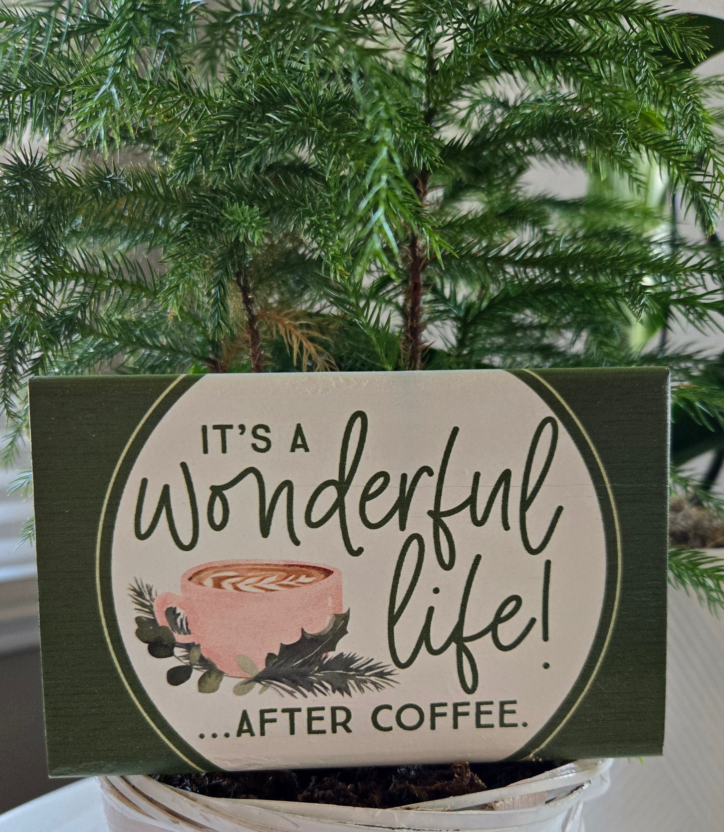 Festive Rectangle Wood Decor