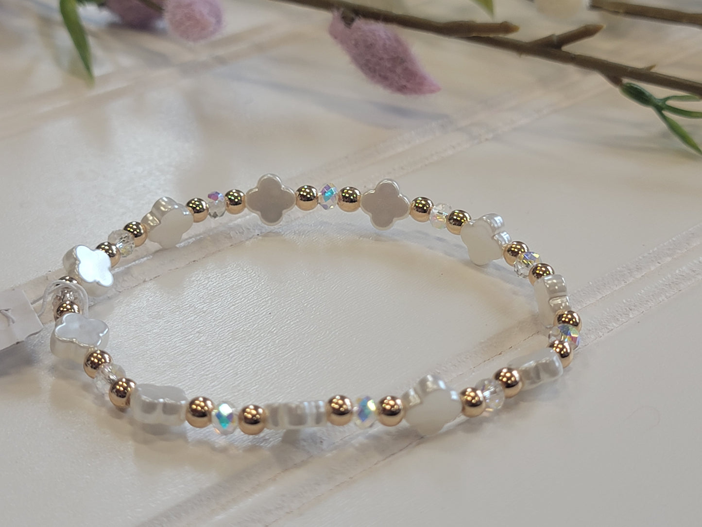 Pearl Clover Bracelets