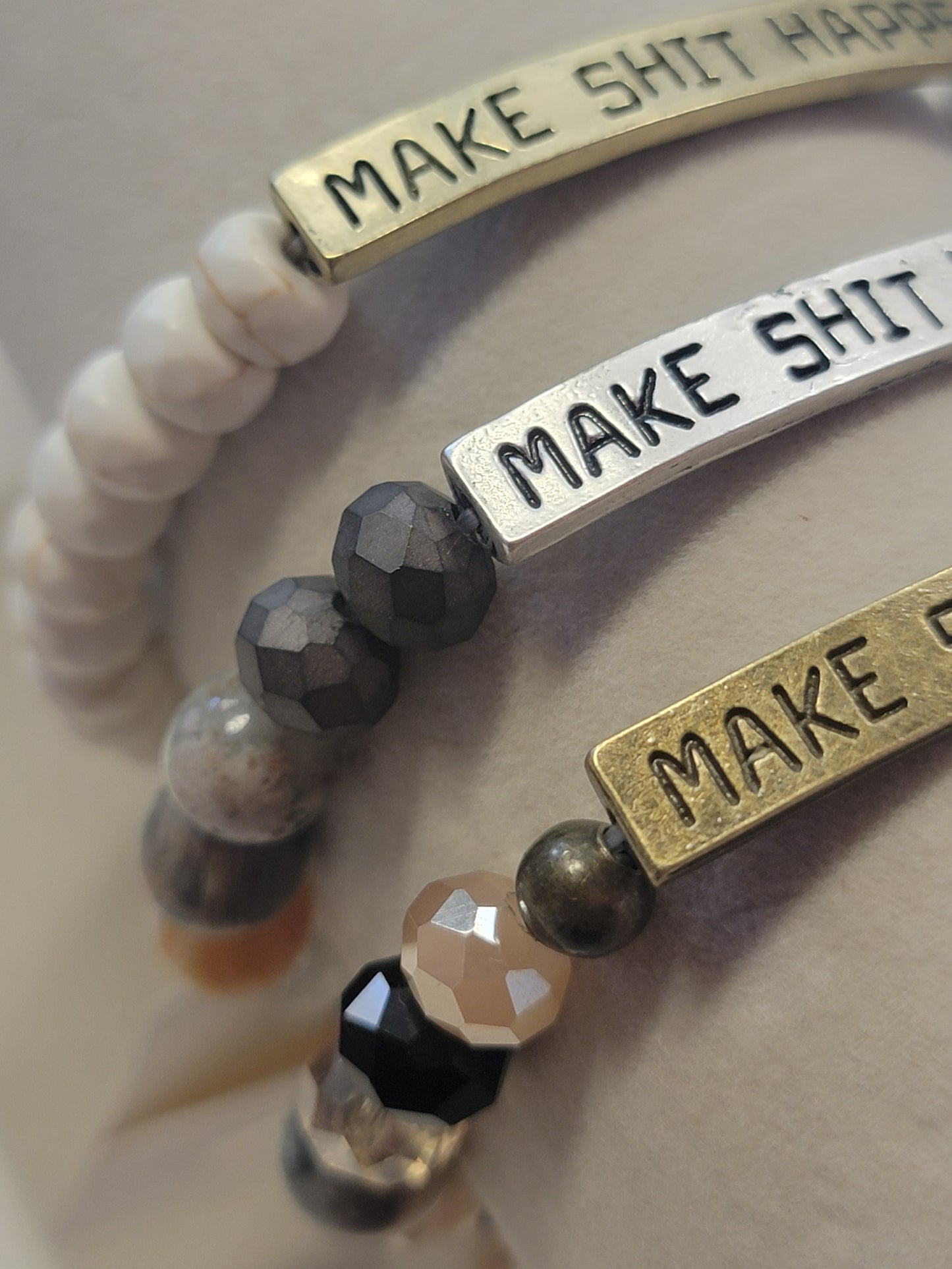 Sassy Bracelet Make Shit Happen