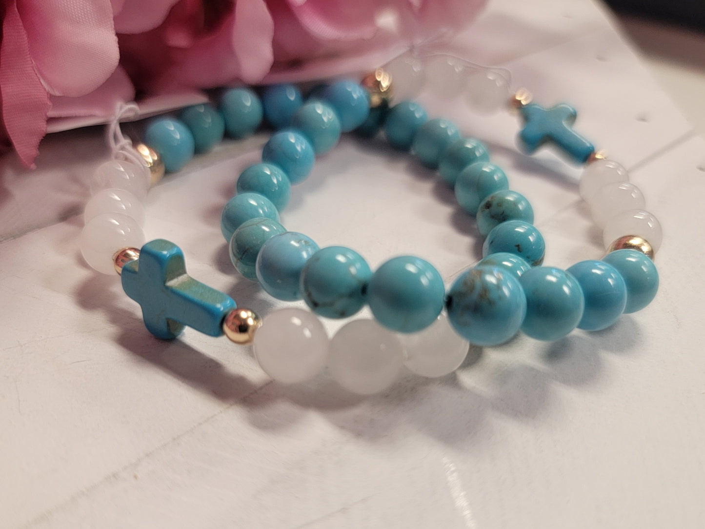 Jade & Howlite Bracelet