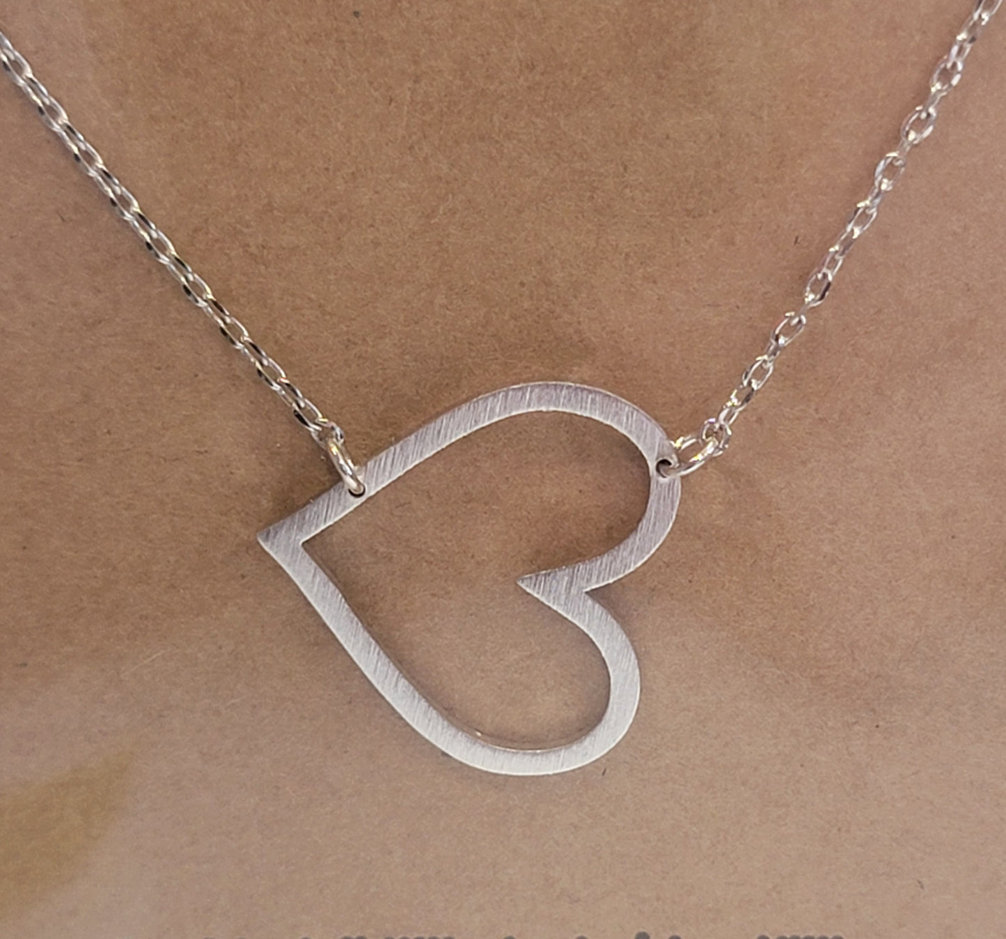 Open Heart Necklace