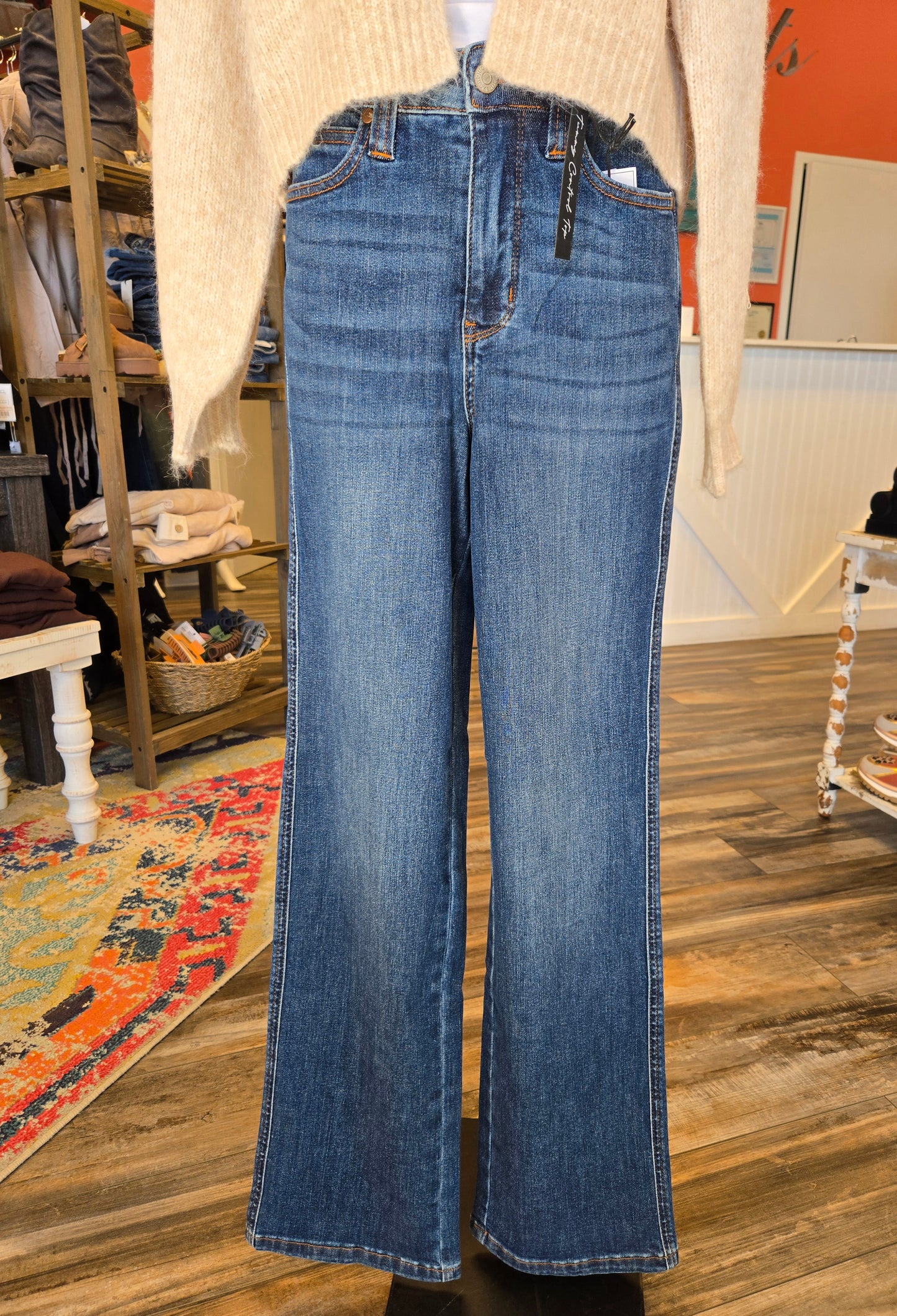 Sheri Tummy Control Straight Leg Jeans