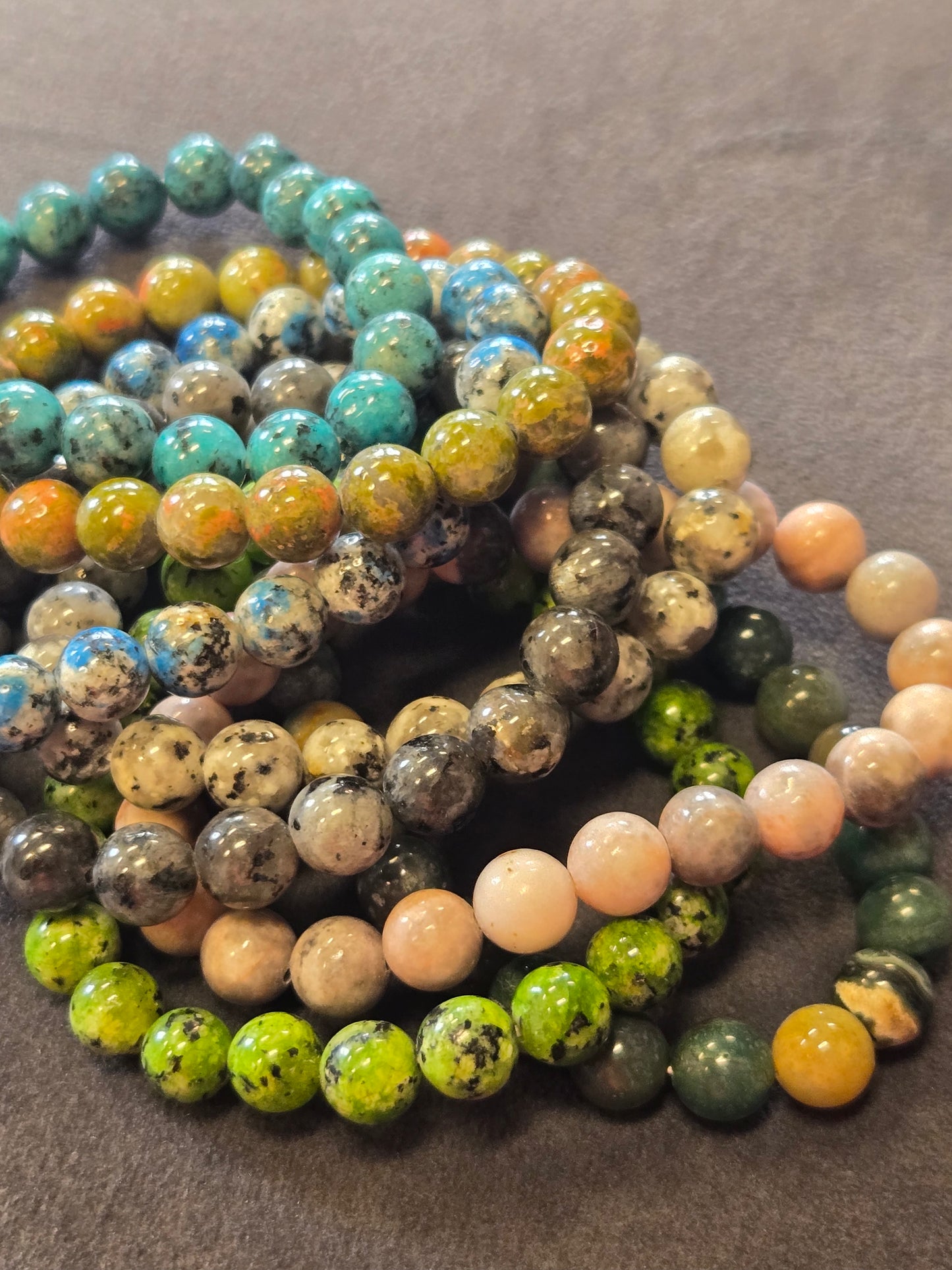 Natural Stone Stretch Bracelets