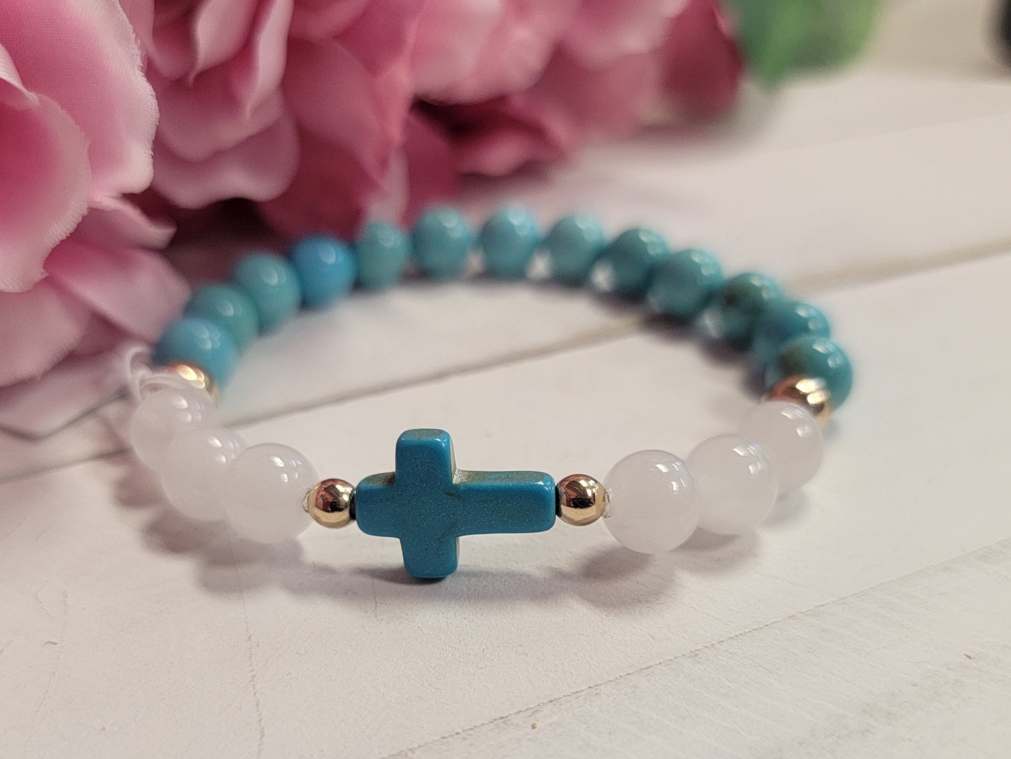 Jade & Howlite Bracelet