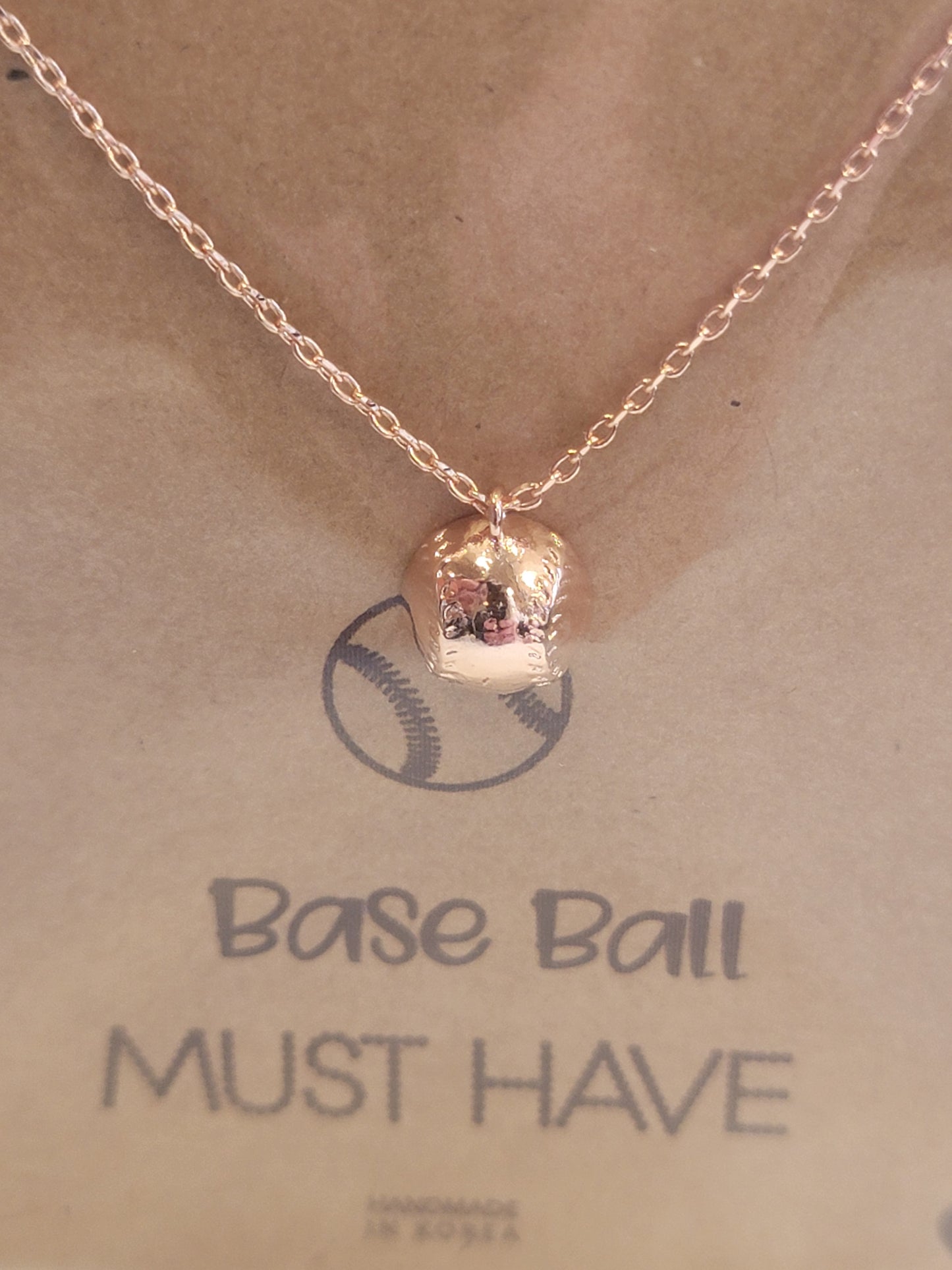 Baseball Necklace