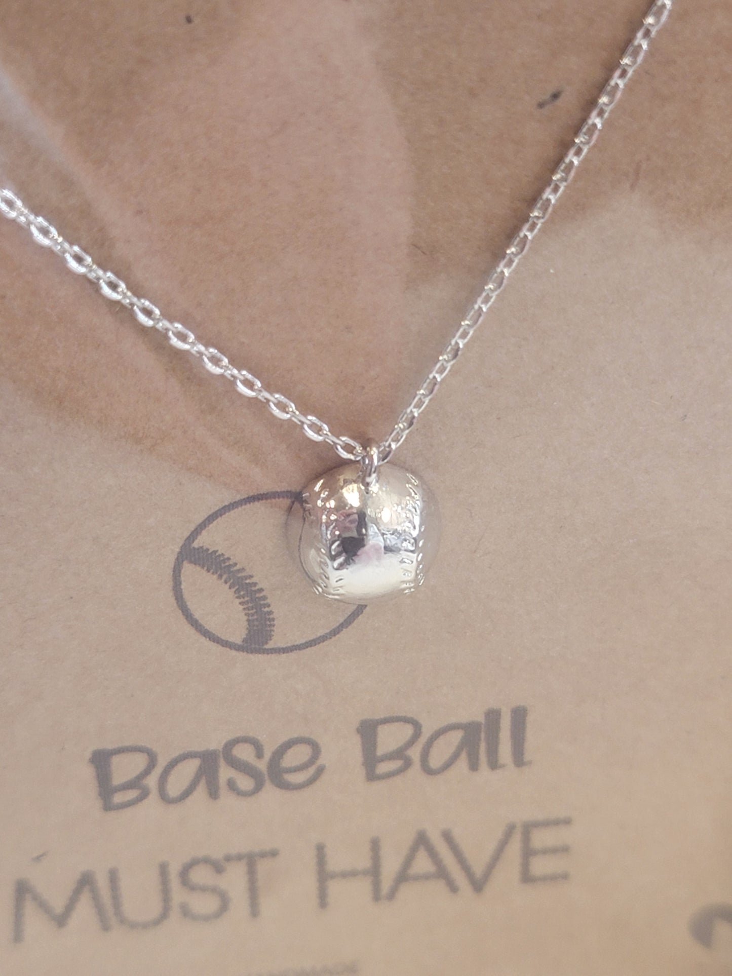 Baseball Necklace