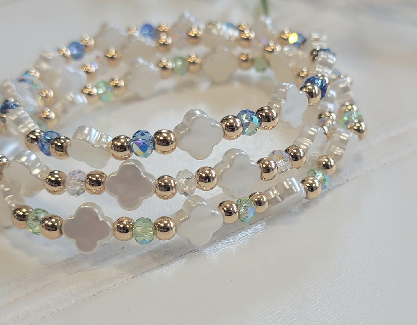 Pearl Clover Bracelets