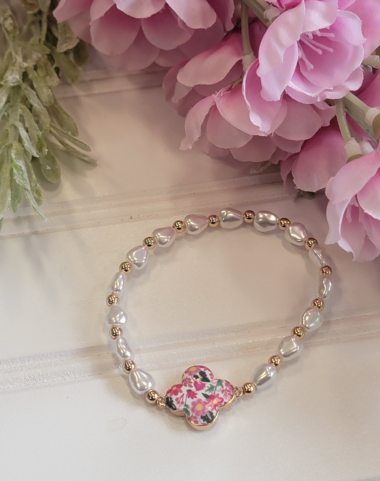 Pink Garden Bracelet