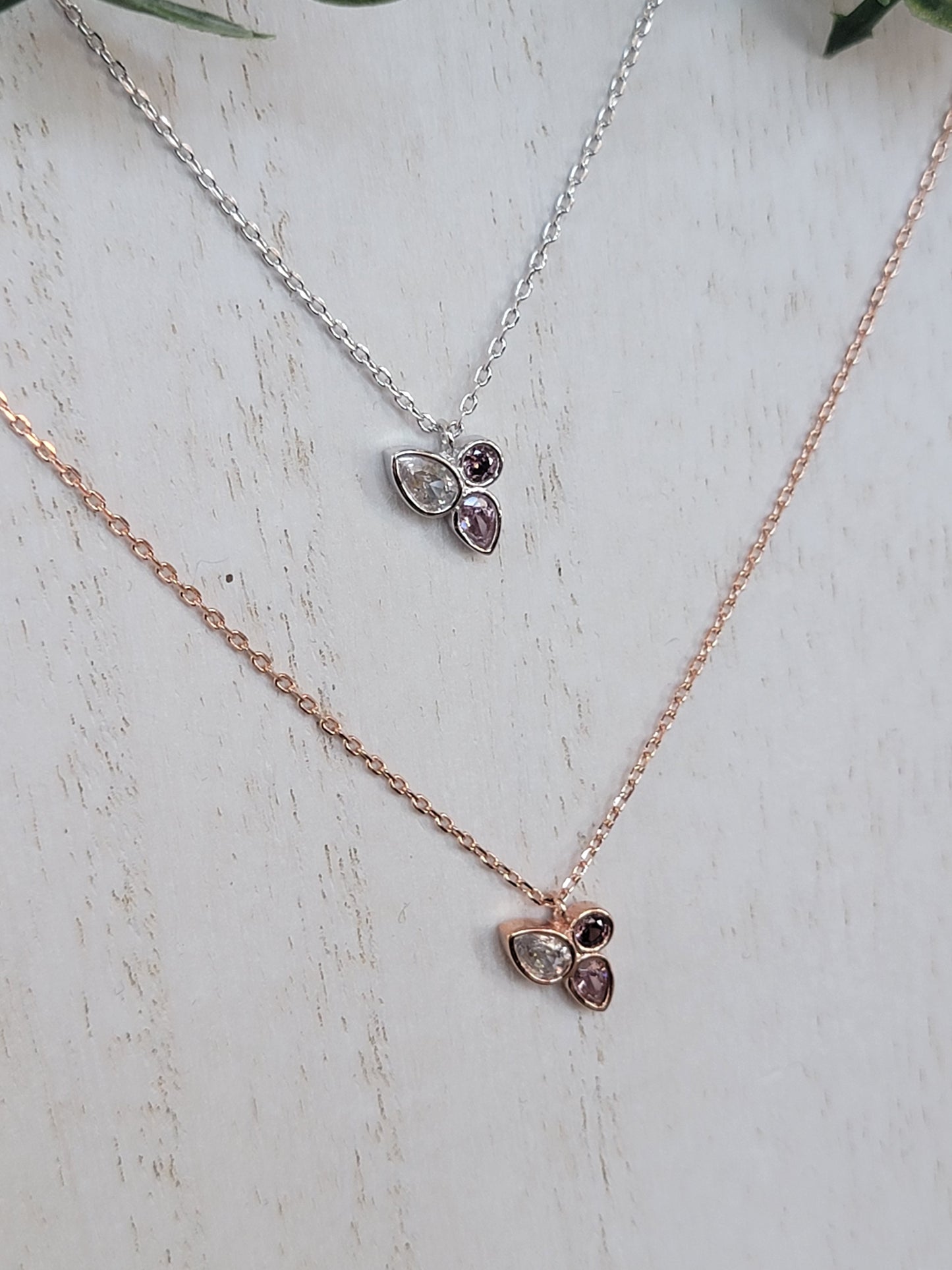 3 Stone Necklace