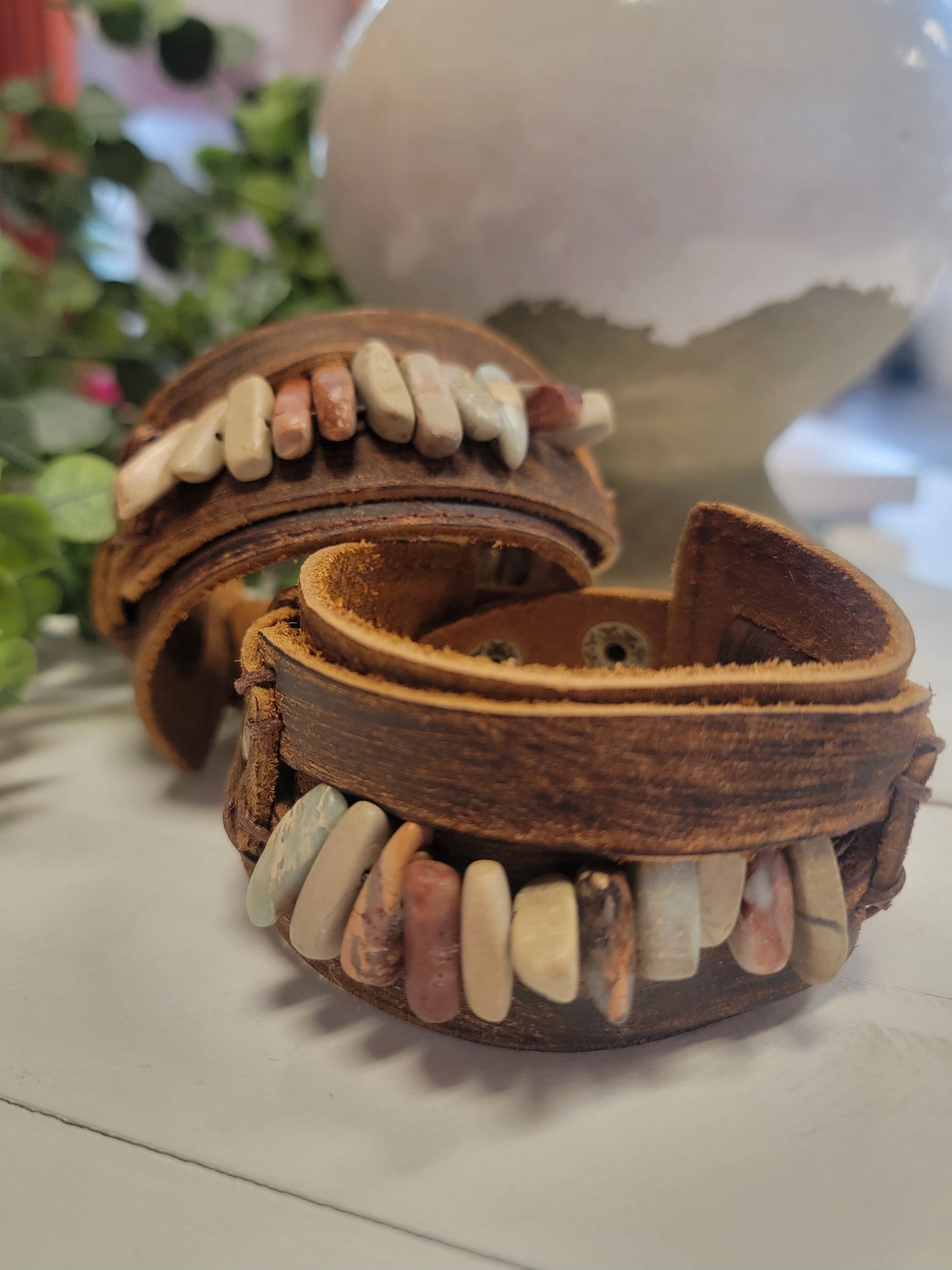Aqua Terra Gemstone Cuff