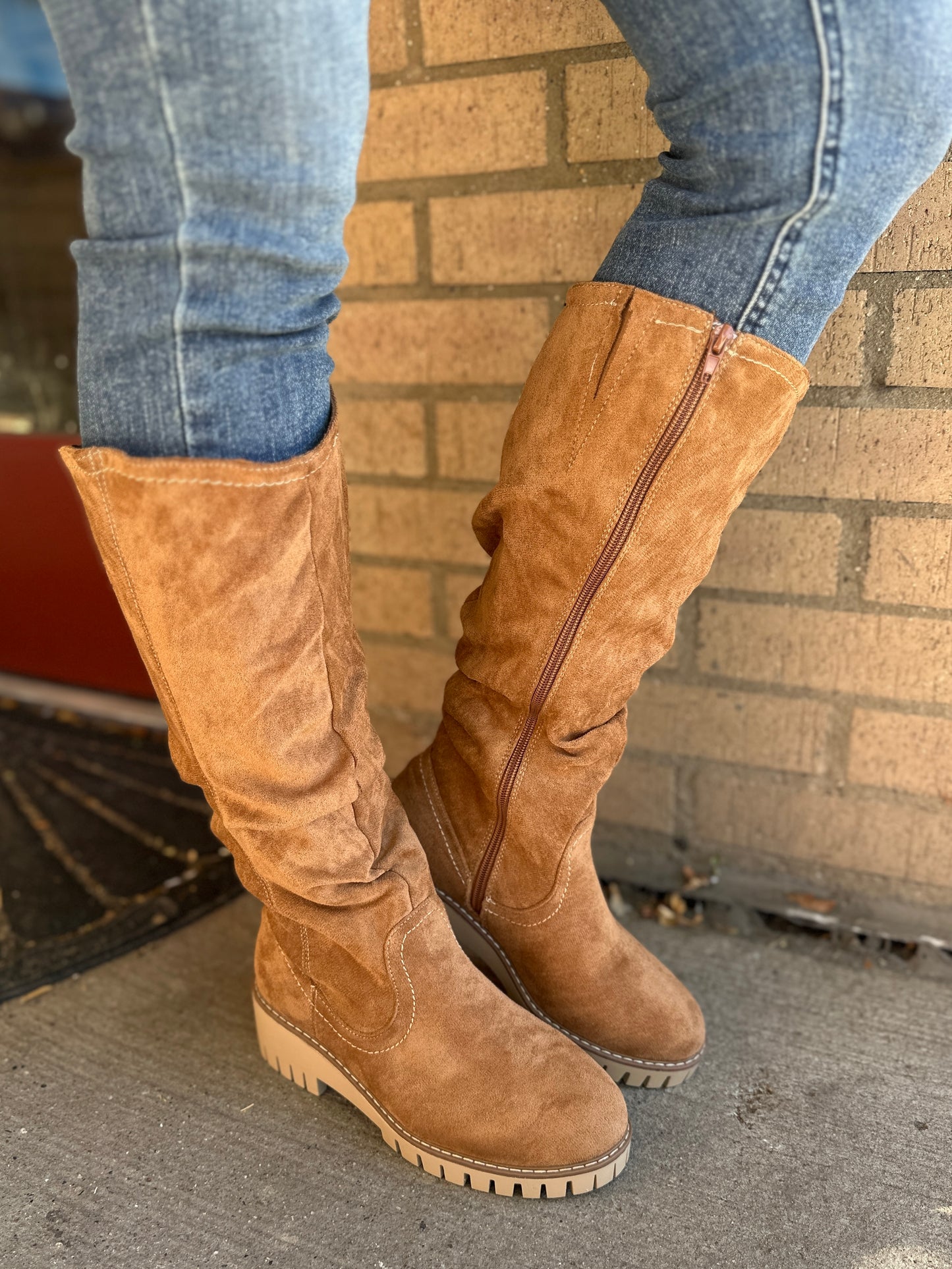 Camel Dashing Tall Boot