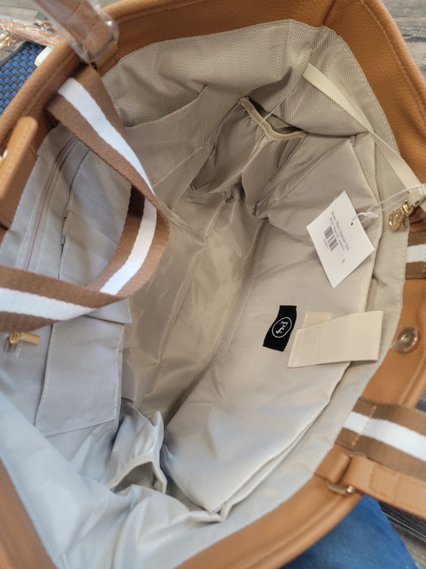 Woven Tiffany Organizer Tote