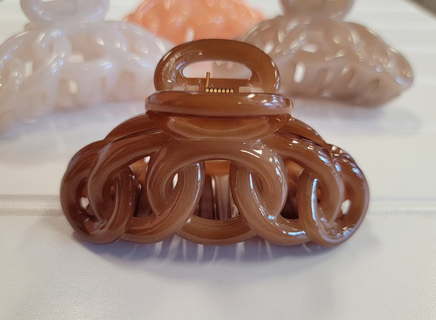 Linked Circle Hair Clip