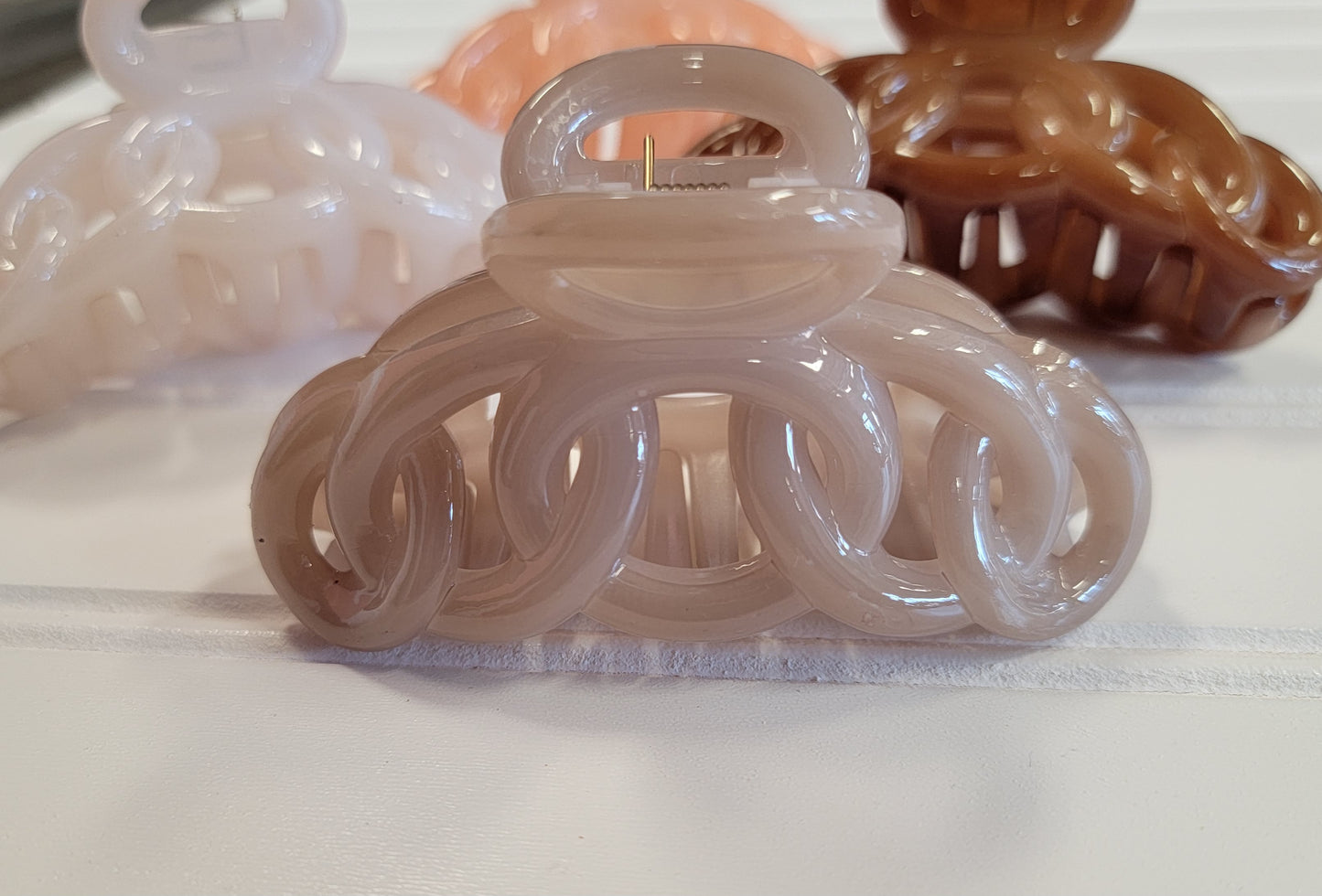 Linked Circle Hair Clip