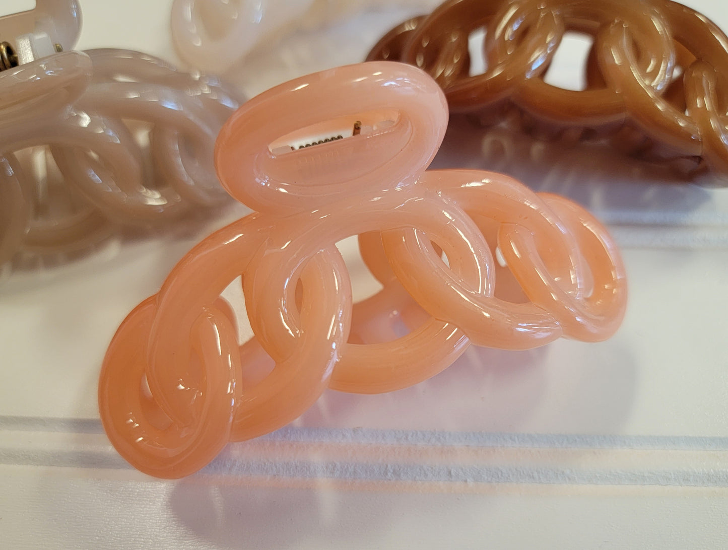 Linked Circle Hair Clip