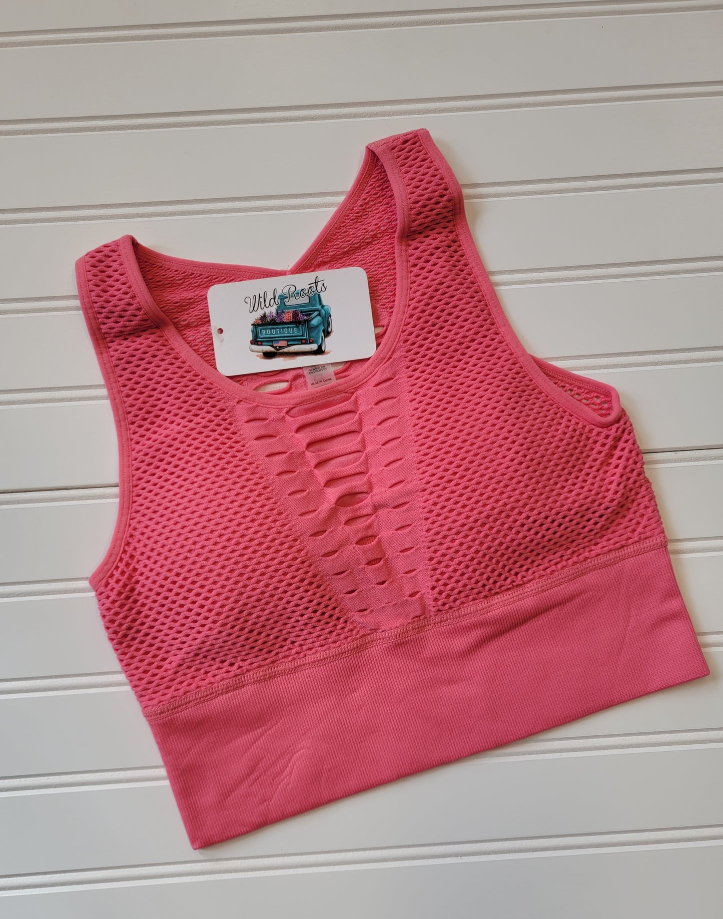 Laser Cut Sports Bra