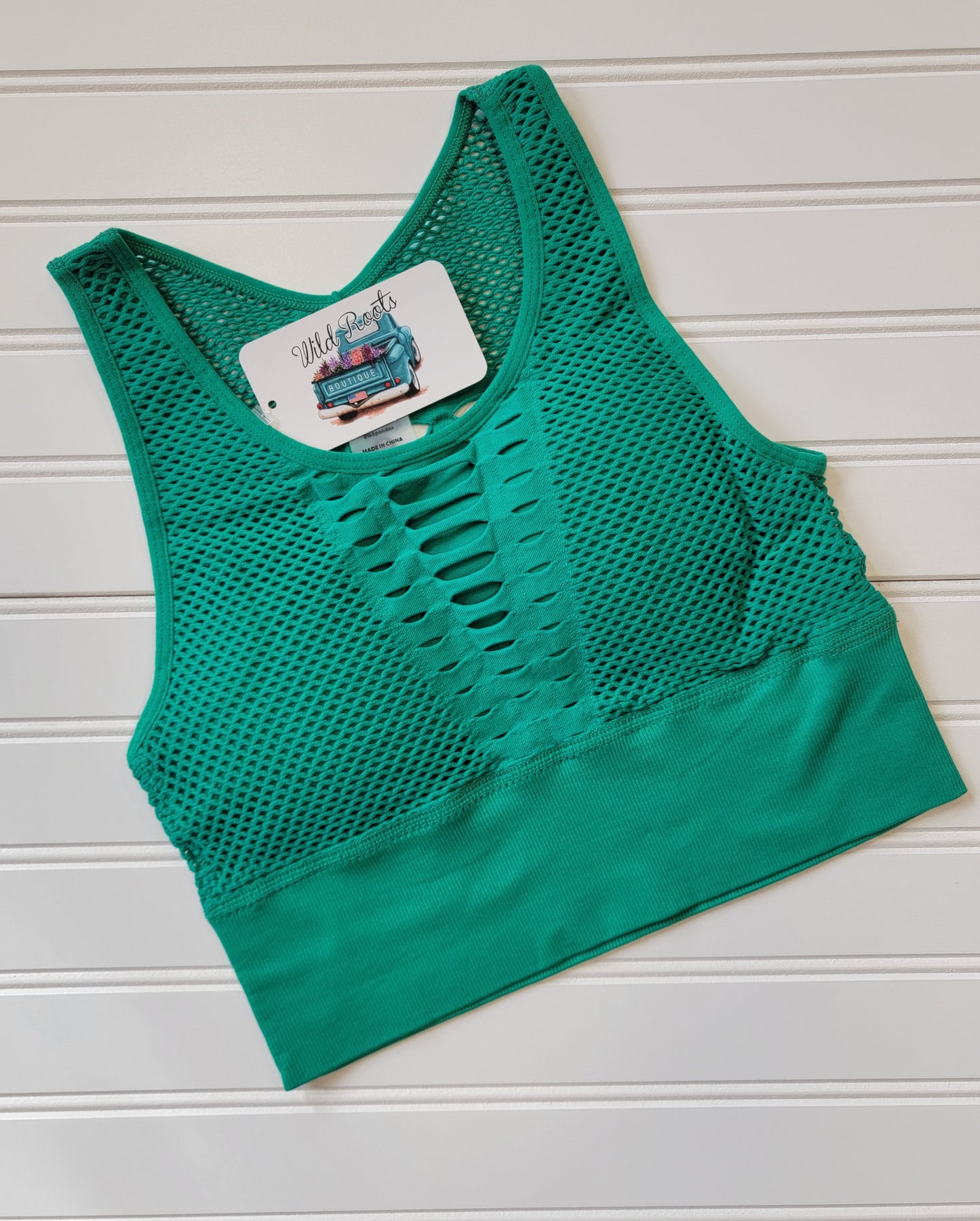 Laser Cut Sports Bra