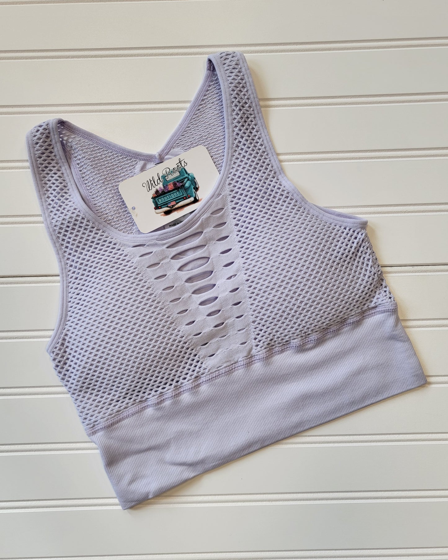 Laser Cut Sports Bra