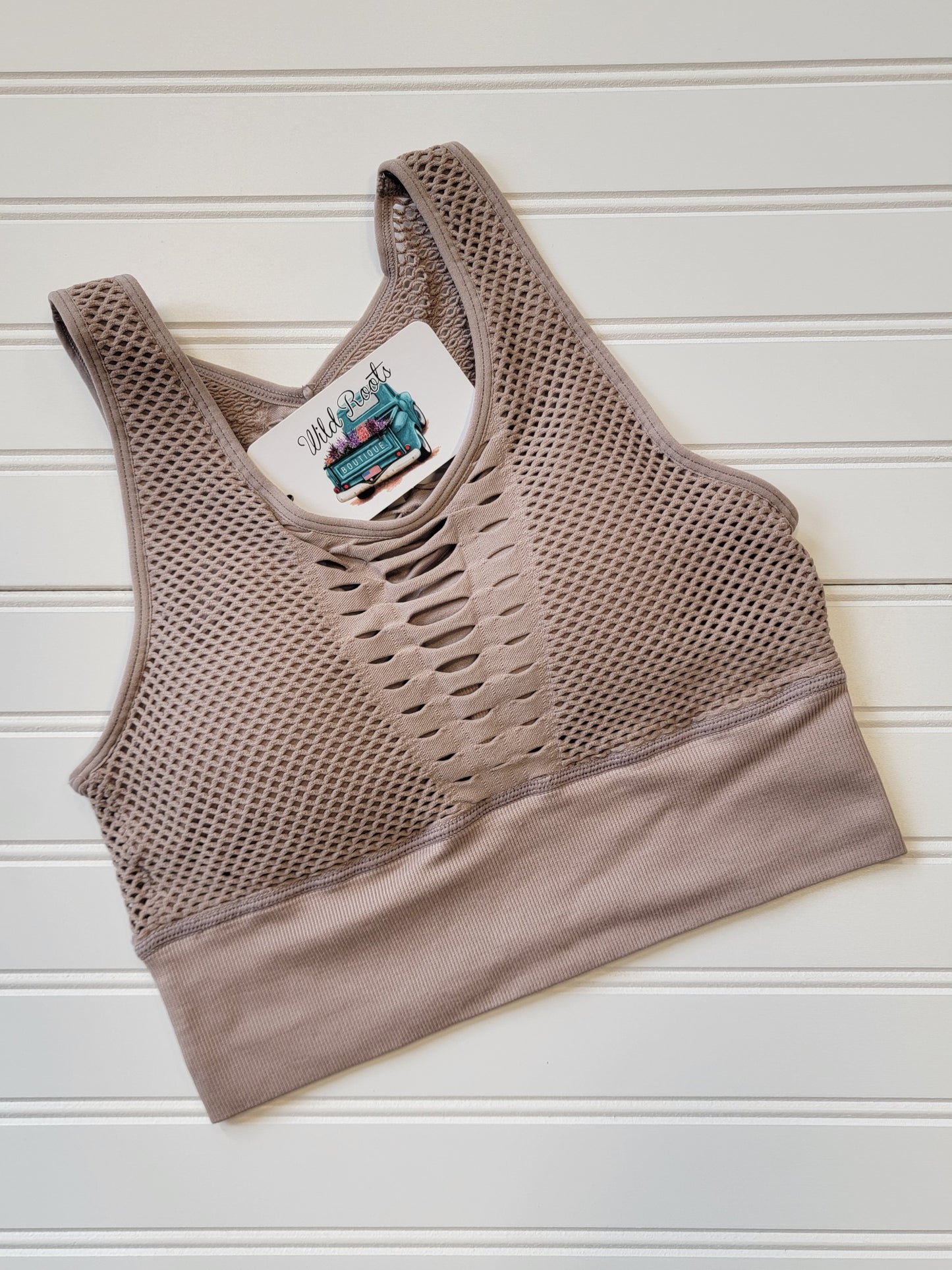 Laser Cut Sports Bra