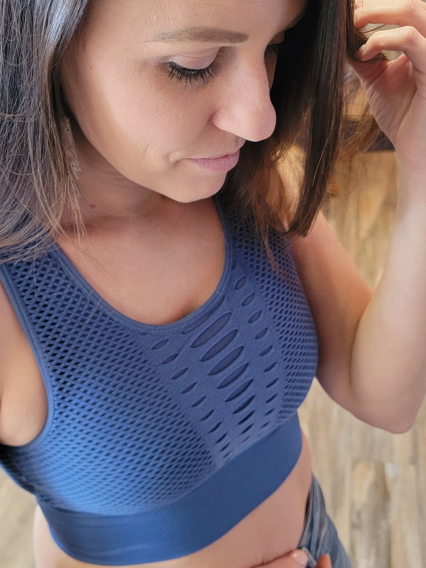 Laser Cut Sports Bra