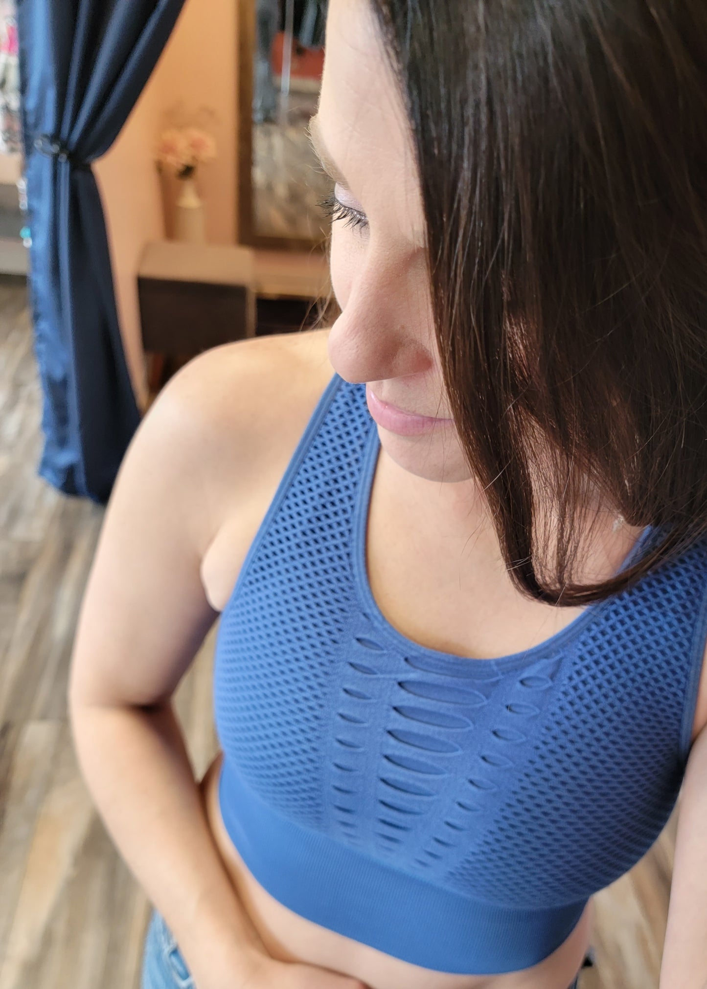 Laser Cut Sports Bra
