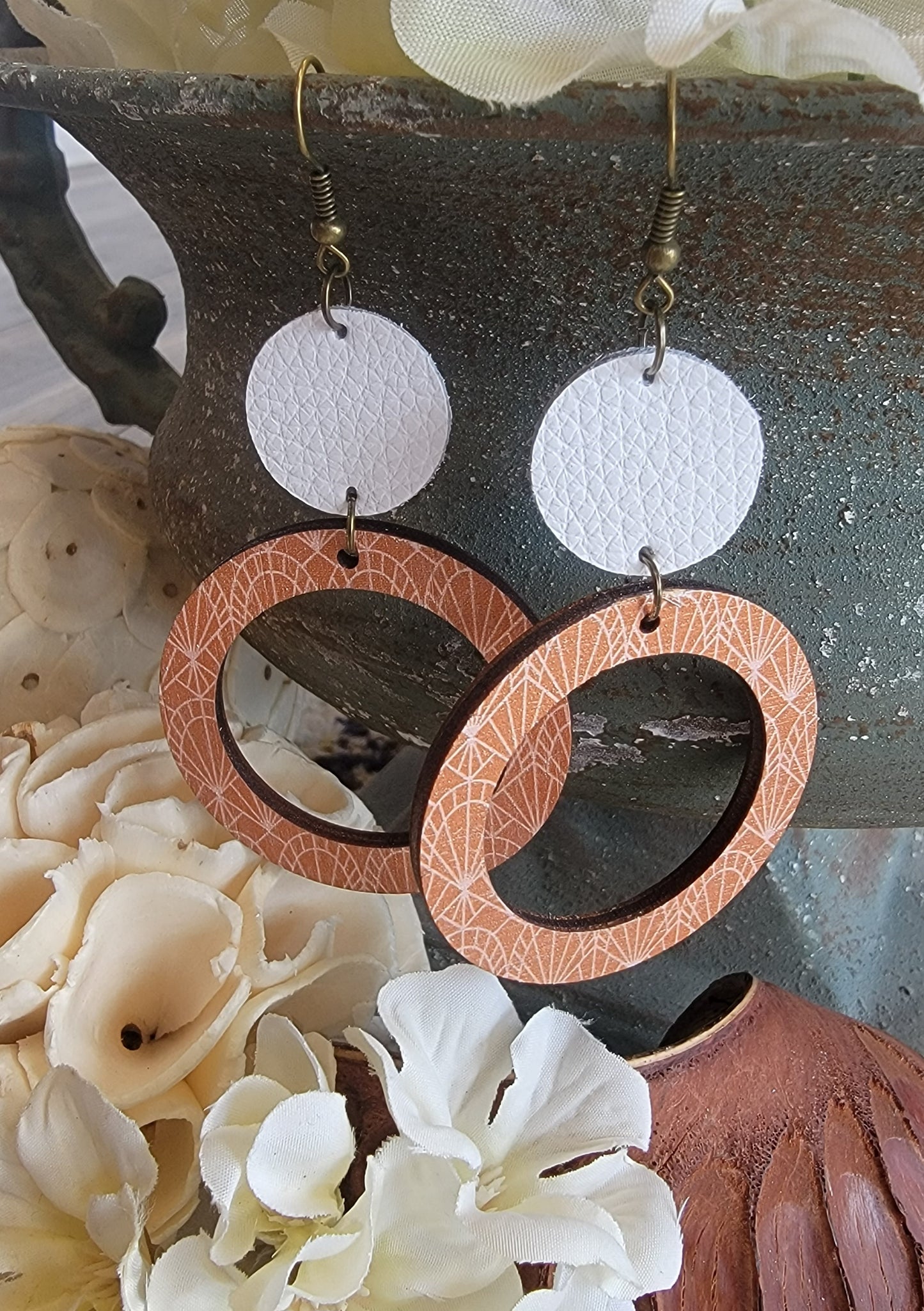 Boho Terracotta Hoops